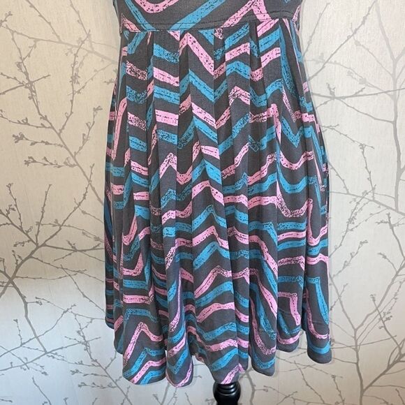 MARC‎ by Marc Jacobs blue & pink dress, Size XS - Picture 6 of 14